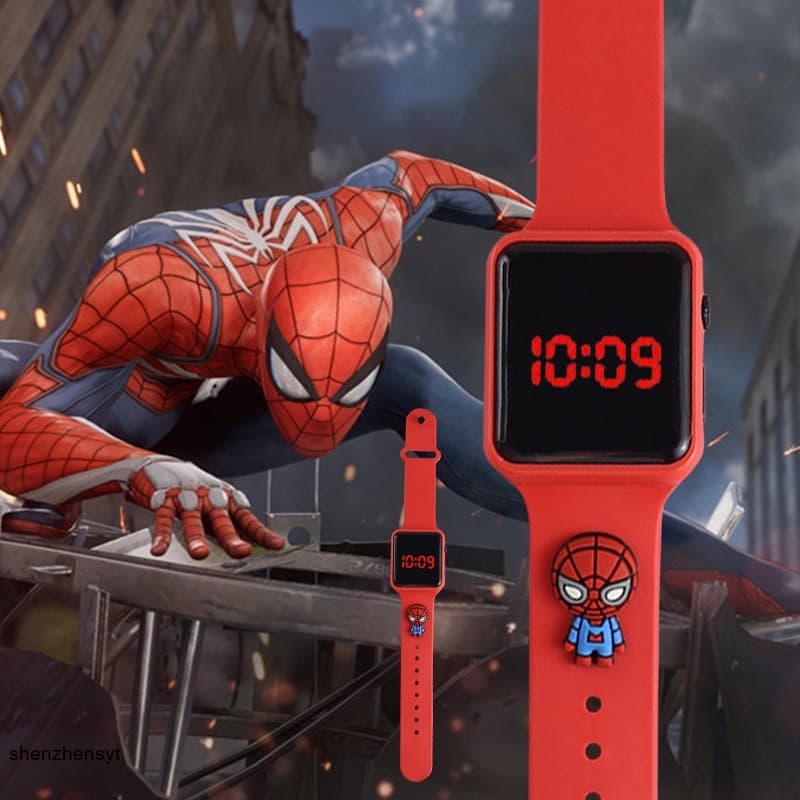 Relógio Digital LED Infantil Fofo Para Meninas Presente Vida Impermeável