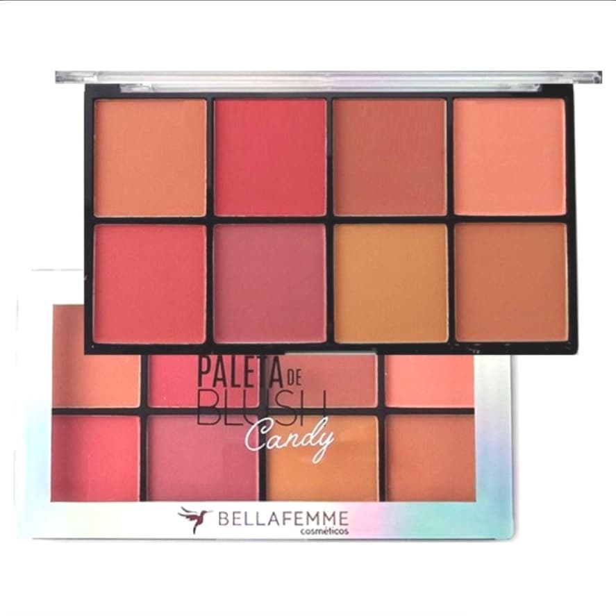 Paleta de Blush Candy 8 Tons - Bella Femme
