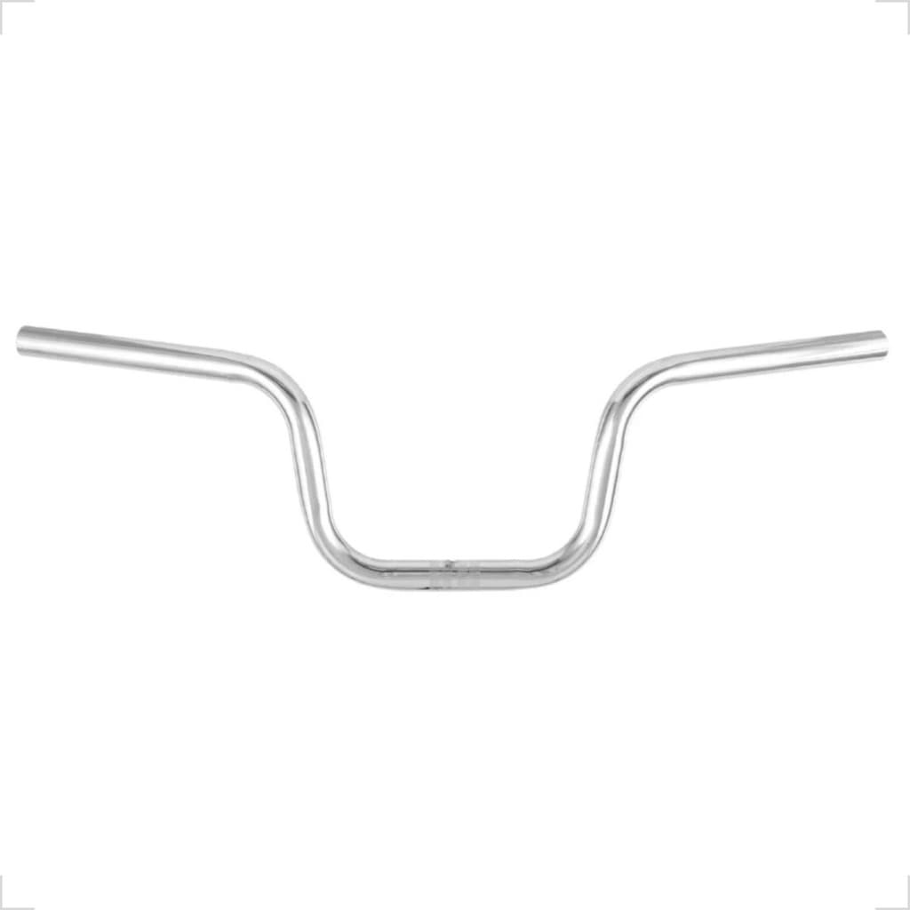 Guidão Para Bicicleta Tipo Moto Cg Titan Bike Alto Retrô Cromado ou Preto CG 150