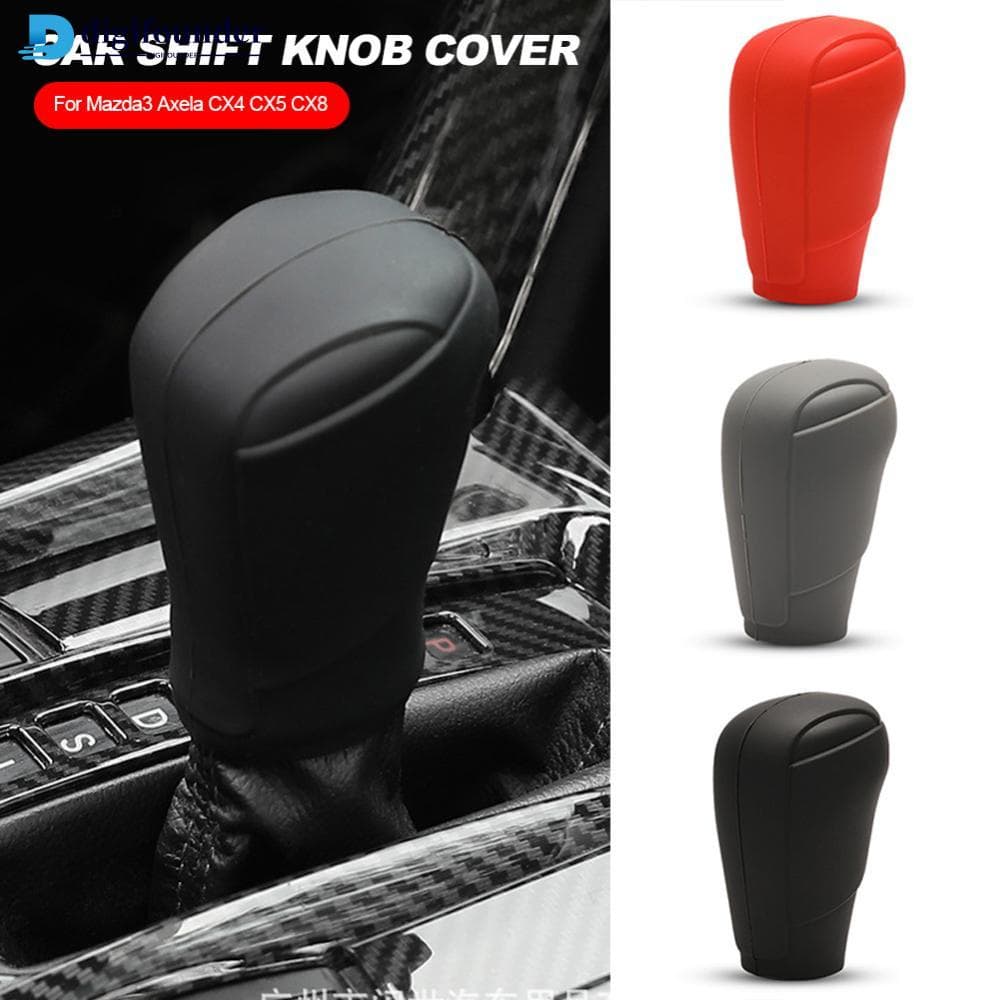 DIGIFOUNDER Capa De Silicone Para Carro Colarinhos De Mudança De Marcha Alavanca De Decoração Acessórios Mazda3 Axela CX4 CX5 CX8 T3X9