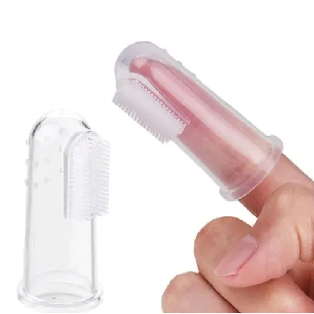 Escova De Dentes De Silicone Para Massagem Dos Dedos Do Bebê