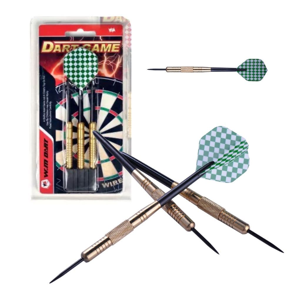 Kit Jogo de 3 Dardos Semiprofissional 14g Winmax Coloridos Shafts de Nylon