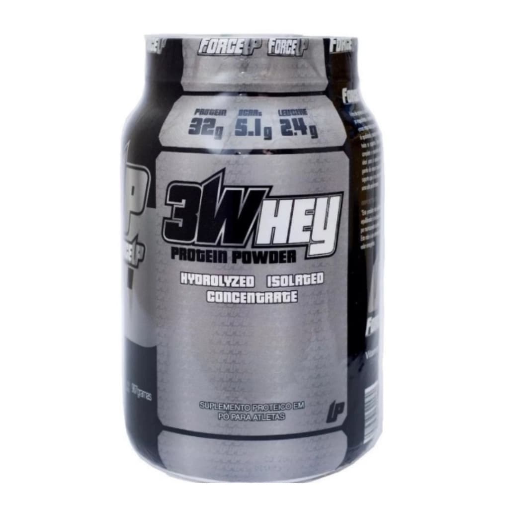 Whey Protein 3w Isolado 907g Force Up Com 32g Proteina Top Sabor