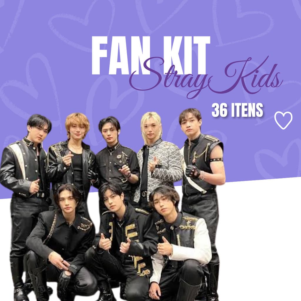 KIT FÃ Stray Kids - 36 ITENS EXCLUSIVOS