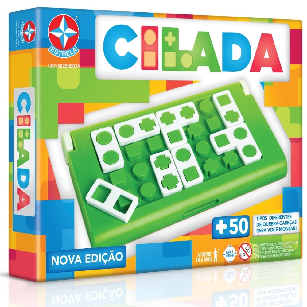 JOGO CILADA ESTRELA BRINQUEDO PEDAGÓGICO RACIOCÍNIO LÓGICO QUEBRA CABEÇA MONTAR TABULEIRO CRIANÇAS