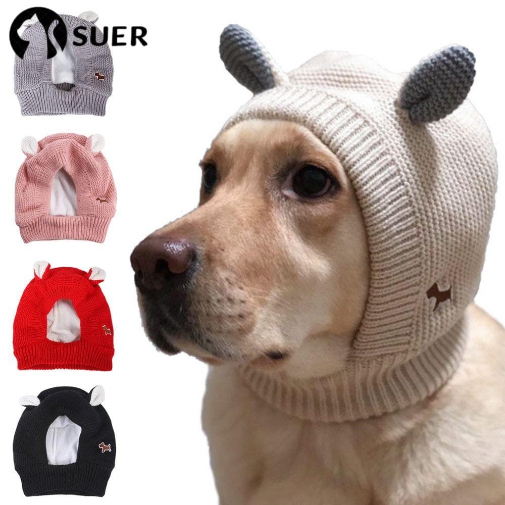 SUEBR Dog Ear Muffs Moda Alívio Da Ansiedade Do Ruído Proteção Earmuffs Quentes