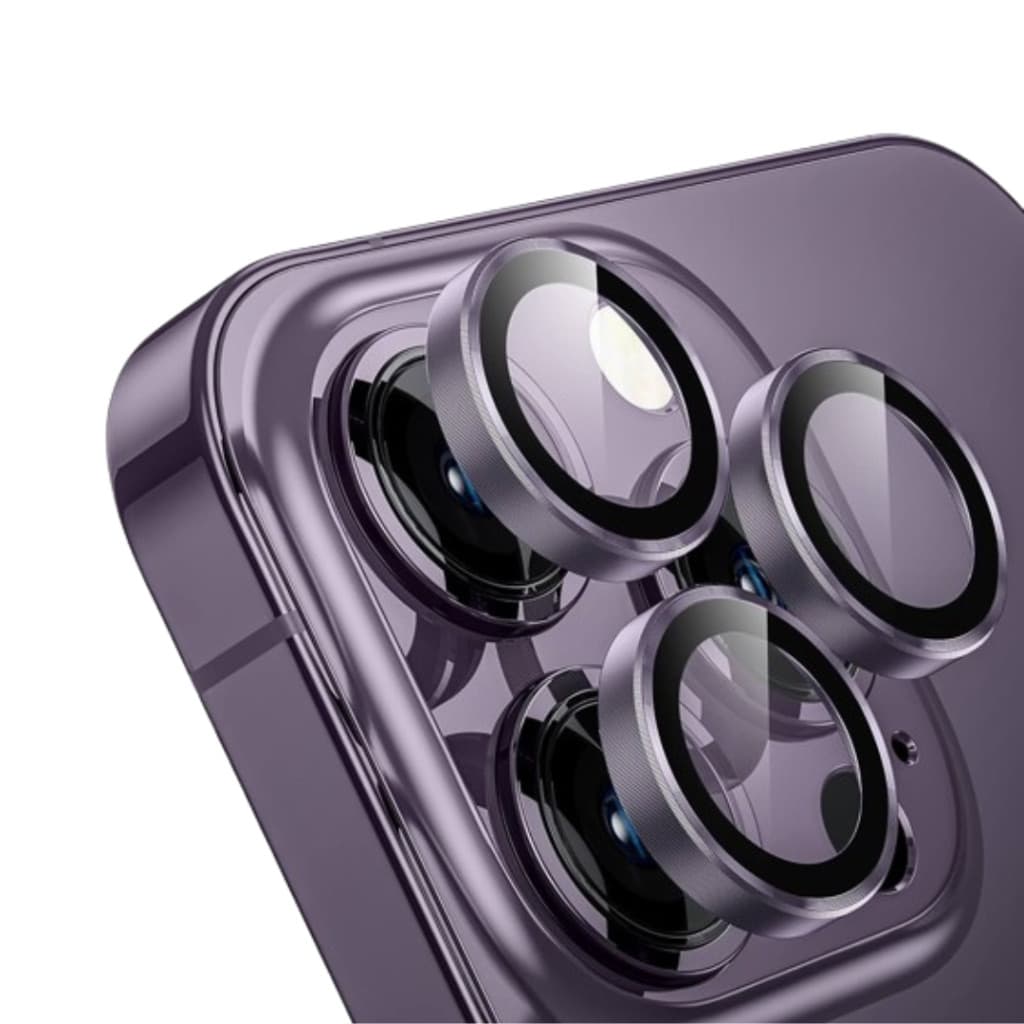 Lua cheia KIT Peliculas Da Câmera iPhone Protetor De Lente Anel de Vidro TemperadoKIT Peliculas Da Câmera iPhone