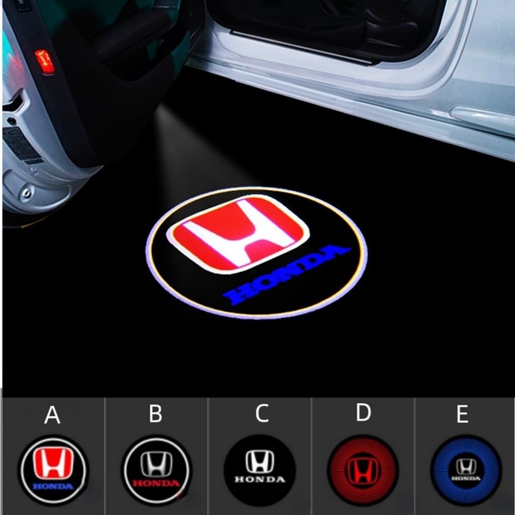 2pcs Lâmpada De Boas Vindas Projecção A Laser Decoração De Porta Para Honda Civic 4 Portas sedan 2006-2011 Hybrid 09-11