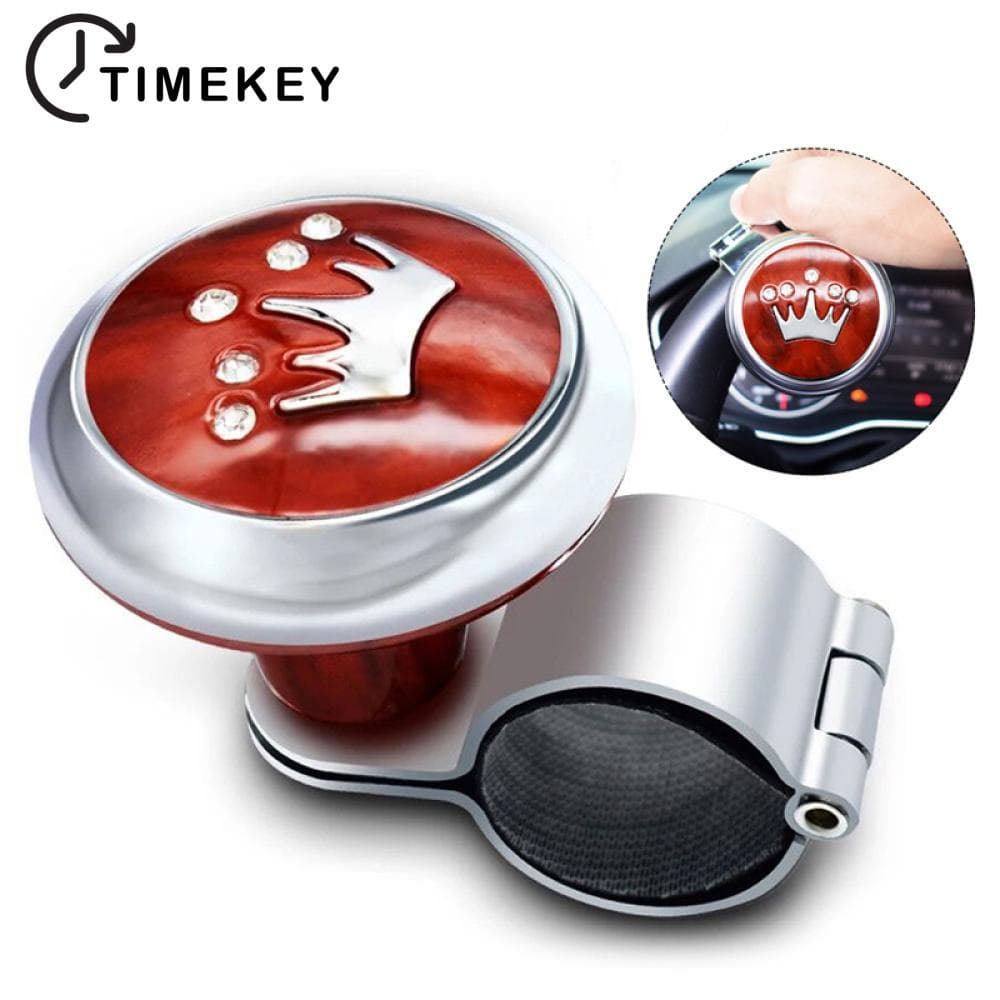 TKEY Volante Para Carro Power Spinner Booster Botão De Auxílio À Bola Grampo De Punho Acessórios O4W7