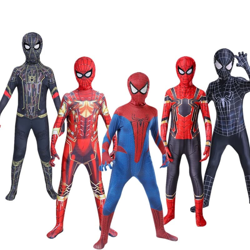 Macacão Homem-Aranha Para Crianças De 2-12 Anos De Idade Fantasias De Moda casual cosplay