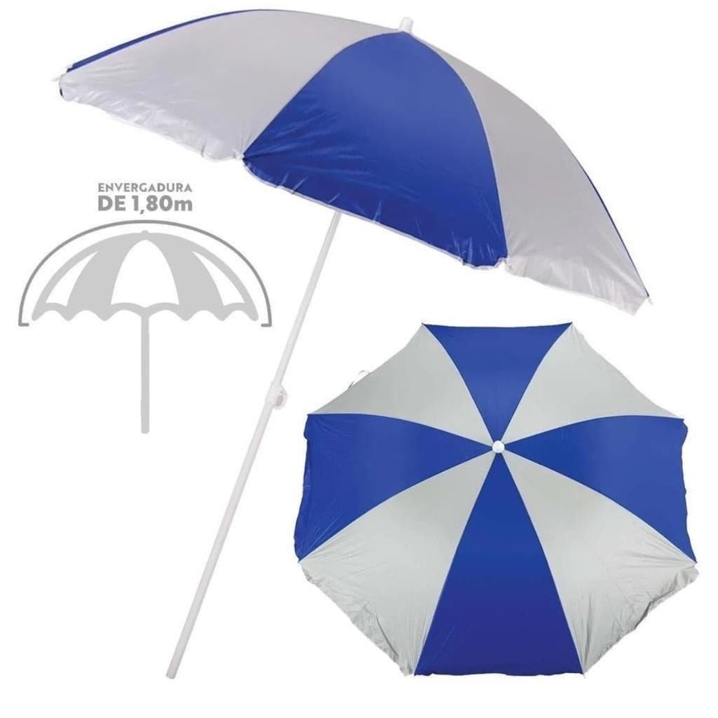 Guarda Sol Praia Gigante 1,80m Piscina E Pesca Proteção UV