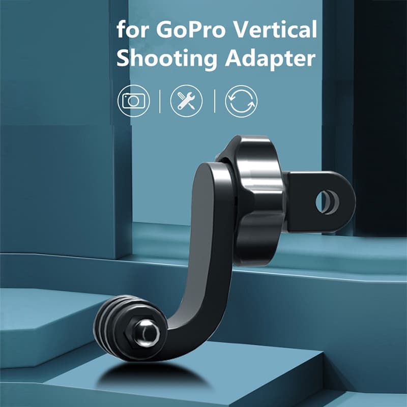 Para Gopro 11 10 9 8 Montagem Do Adaptador Go Pro Hero Pedestal 360 Suporte Vertical Xiaomi DJI Osmo Action Camera Accessory