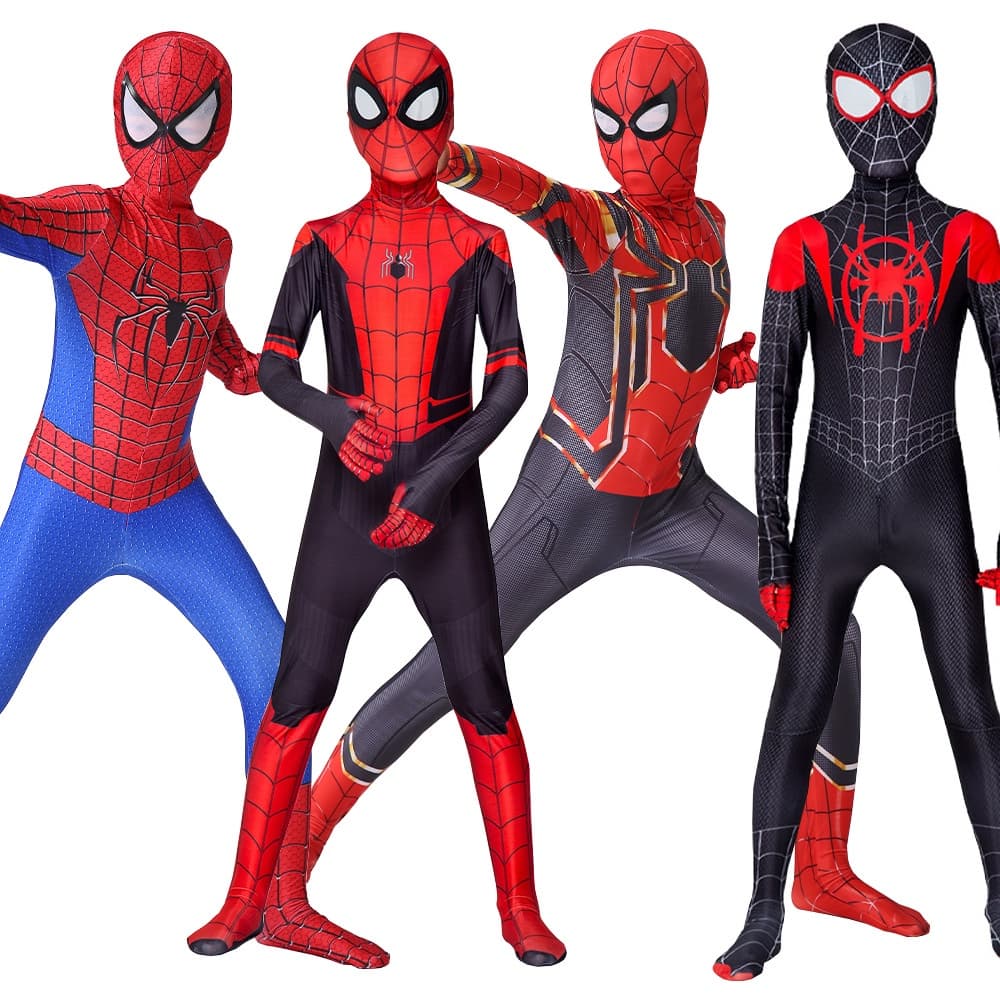 Macacão Homem-Aranha Para Crianças De 2-12 Anos De Idade Fantasias De Moda casual cosplay