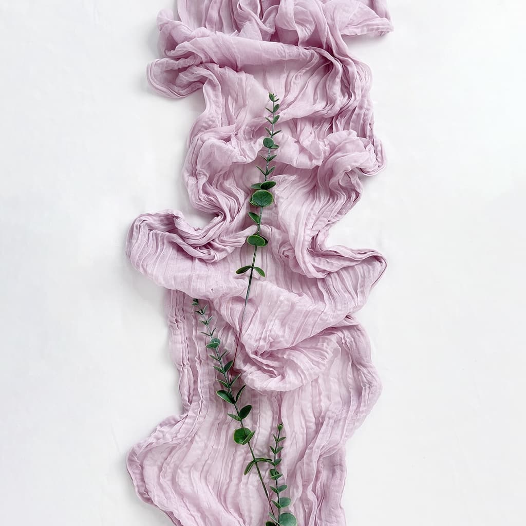 Corredor De Mesa De Gaze Translúcida Decoração Festa De Casamento vintage Arco De Banquete De Natal