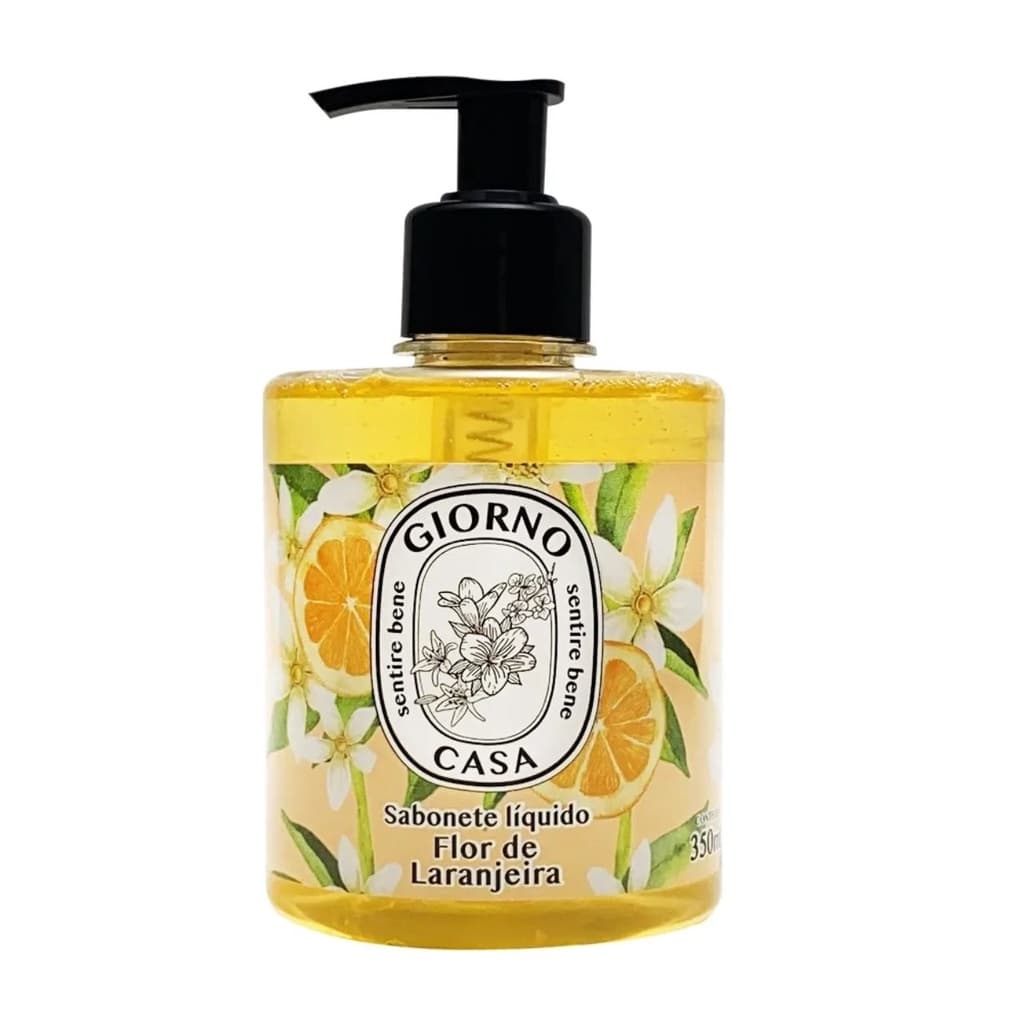 Sabonete Líquido Flor de Laranjeira 350ml - Giorno Casa