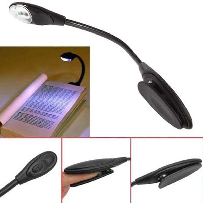 Mini Lanterna Led Para Livro Luminária Leitura Ajustável Sem Fio