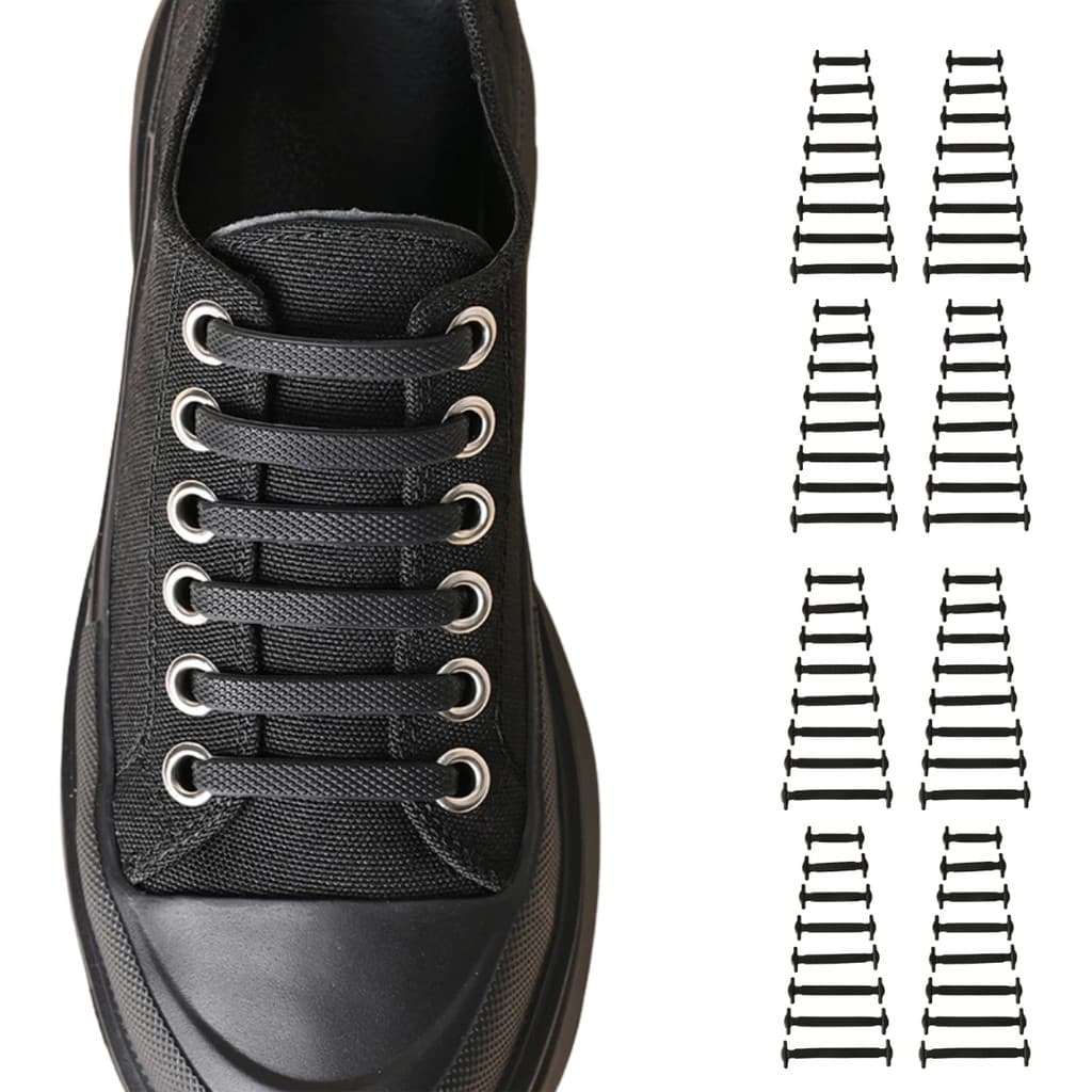 KIT 64  pcs/silicone Sem Atacadores De Sapatos Acessórios Elásticos De Borracha Preguiçosos