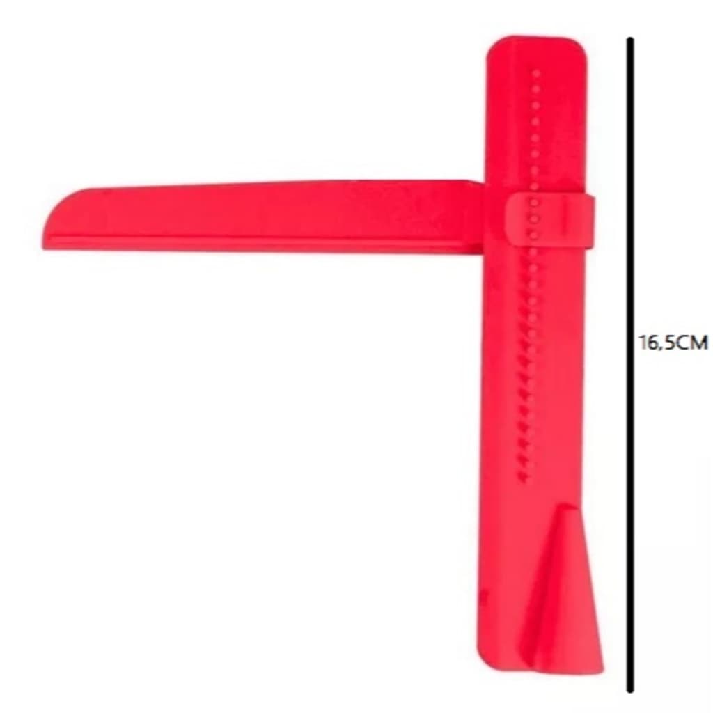 Nivelador Espátula 16,5CM Alisadora Regulável Multicolorido Raspadora Niveladora Bolo Multiuso Universal