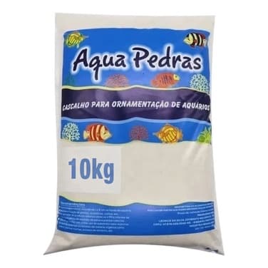 Areia Extra Fina Aqua Pedras N°00 10kg Lagos E Aquários