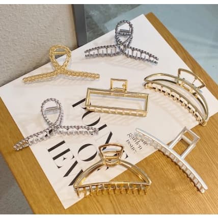 Kit3 Piranha  Dourada e  rose e prata  de metal vários modelos blogueira  vários modelos