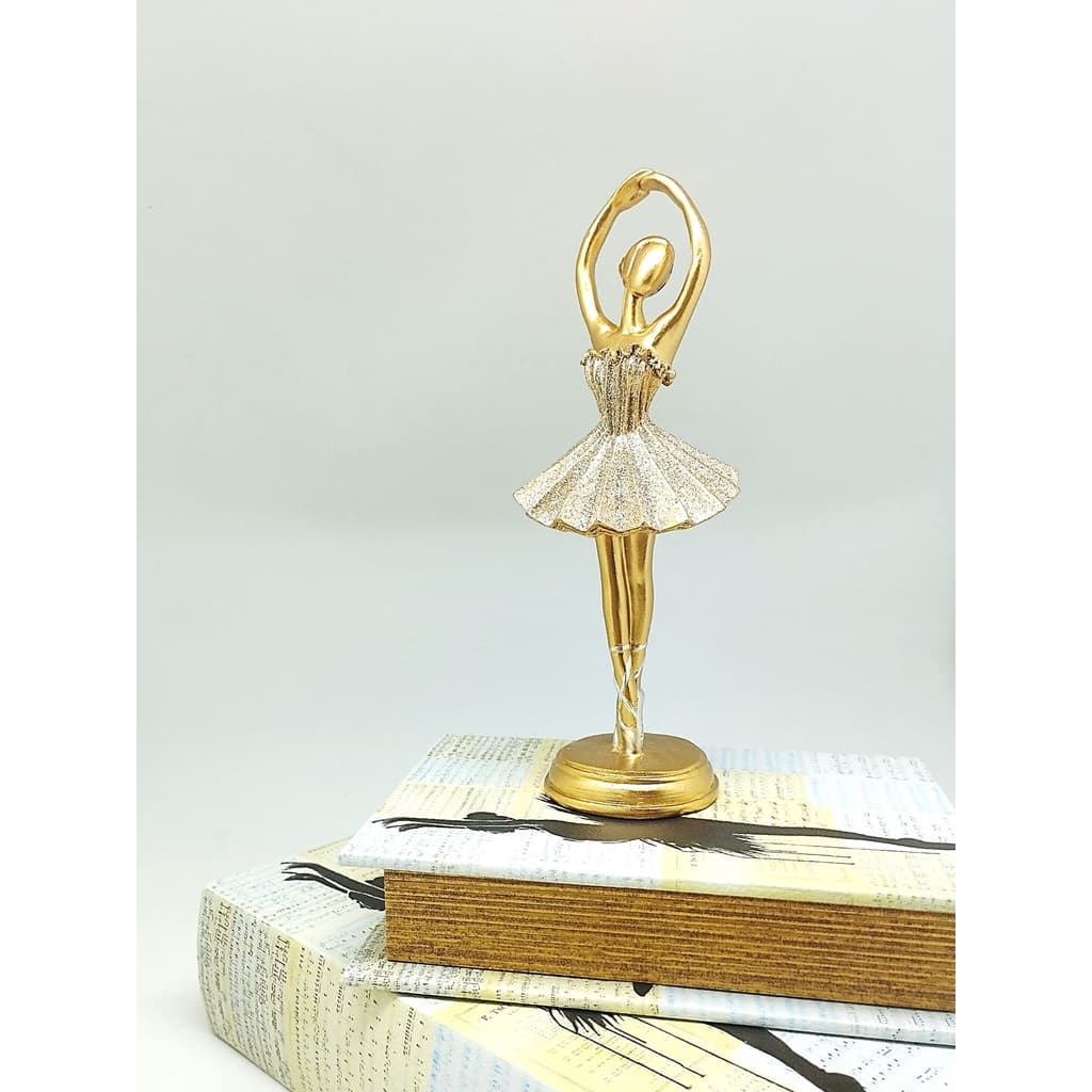 Bailarina Decorativa Enfeite em Resina Balé Dança Decoração Casa