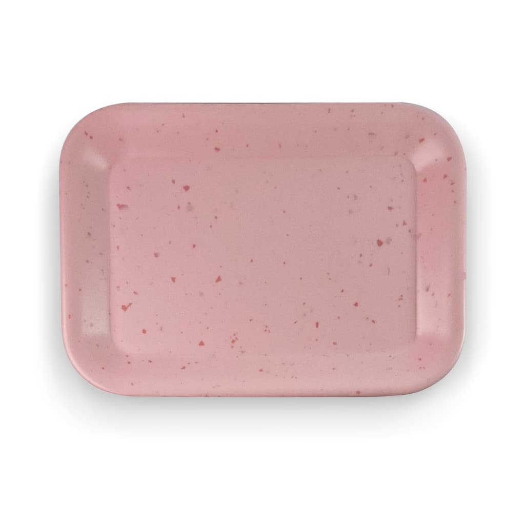 Travessa Rosa Resistente em Melamina para servir - Linha Orgânica 25,5cm