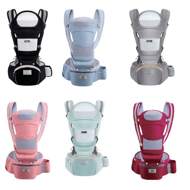Banco De Cintura Para Bebê Canguru Bebe Passeio Varias Cores Mochila Infantil Hipseat Carrier Para Bebê premium CLICK