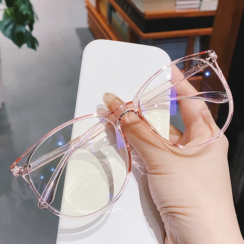 Óculos De Luz Azul Leve Feminino Anti Radiação Computador Substituíveis