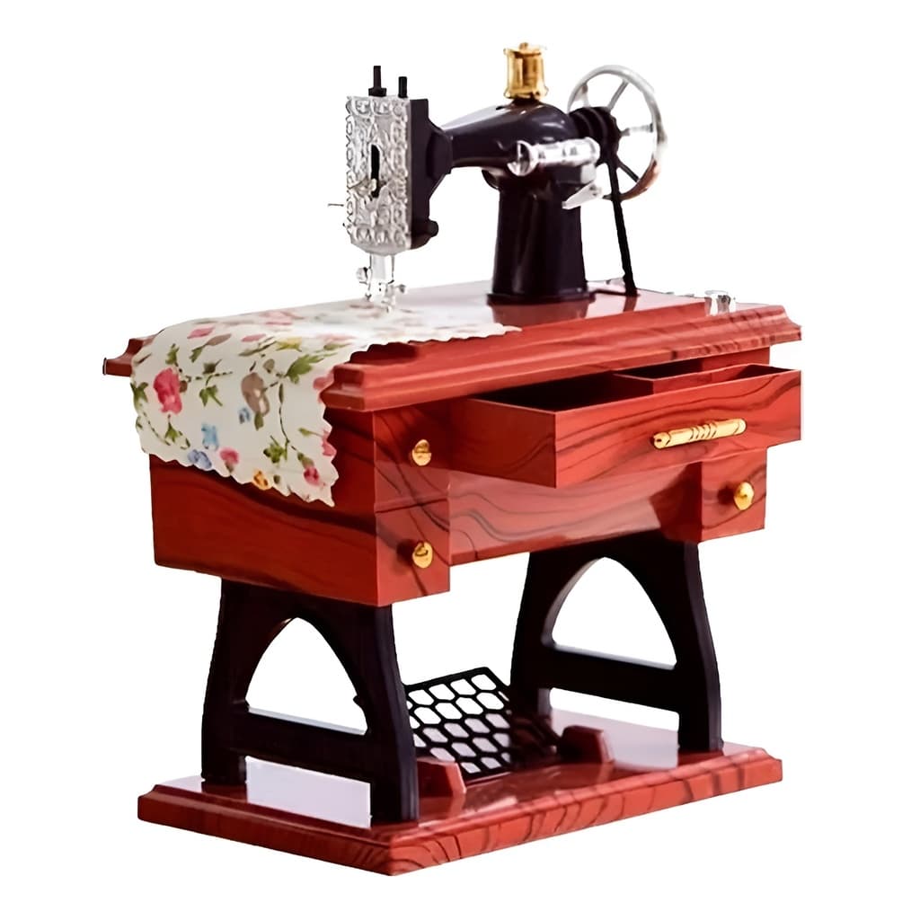 CAIXA MUSICAL MAQUINA COSTURA