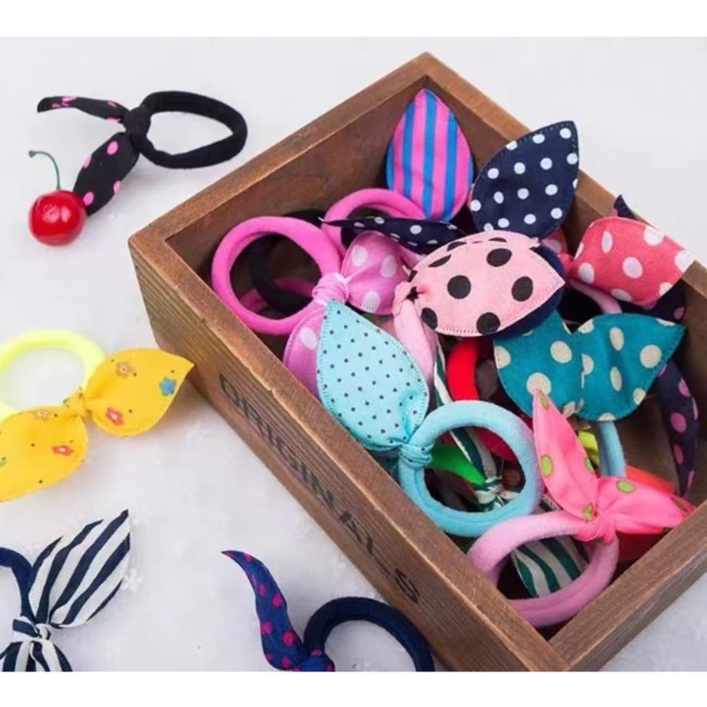 144 Xuxinhas Promoção Prendedor/laço De Cabelo Colorido Coelho Divertido/ Moda 2023 Infantil/adulto