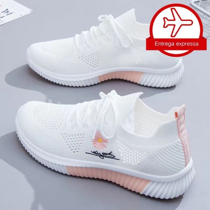 Tênis De Corrida Leve E Respirável Clássico Confortável Casual Feminino De Moda Esportiva 2256