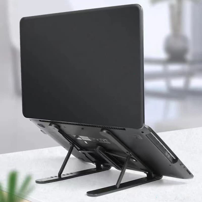 Suporte Para Notebook De Mesa Universal Dobrável Materiais de Alumínio Portatil Regulável Ergonômico P1