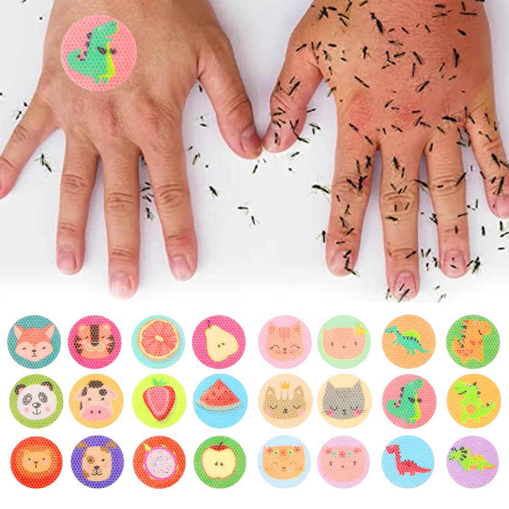 720Pcs Pasta Repelente De Mosquitos Fofa Para Bebês Adesivo De Verão De Óleo Essencial Insetos Ao Ar Livre