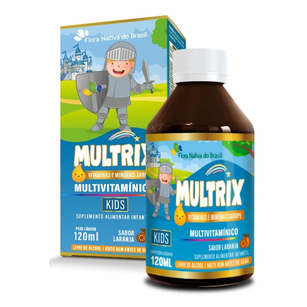 Multrix Xarope Infantil A - Z 120ml (Sabor Laranja) KIDS
