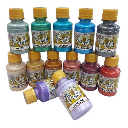 Tinta Pva Metálica True Colors 100 Ml