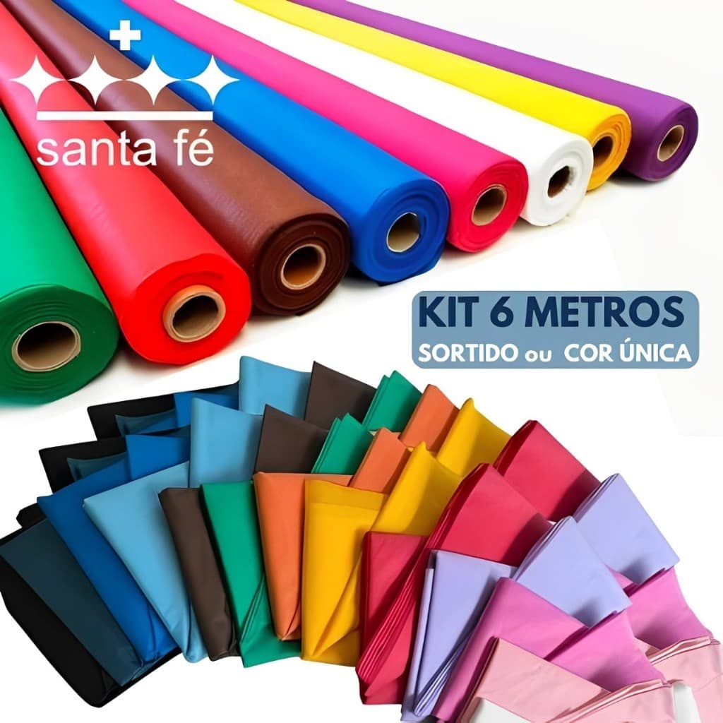 TNT KIT 6 METROS SORTIDO OU COR UNICA SANTA FÉ
