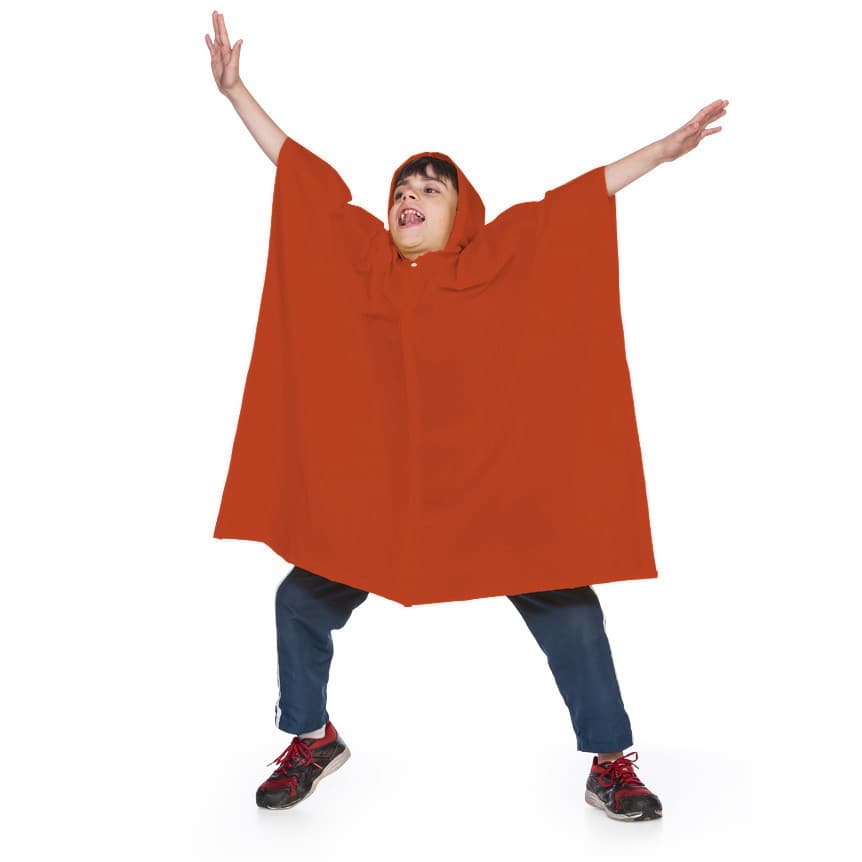 Capa De Chuva Nikokit  Tipo Poncho Pvc Infantil tam unico
