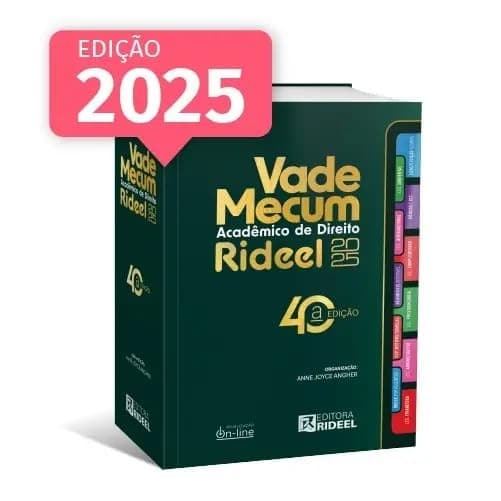 Vade Mecum Acadêmico de Direito Rideel  40 Edição 2025 Livros Bt