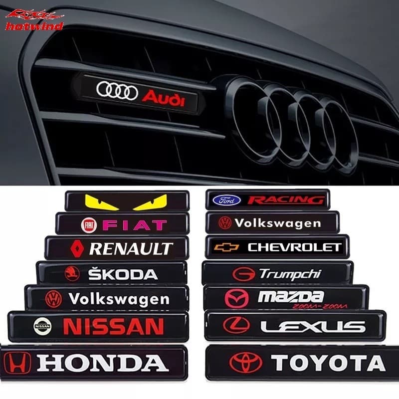 HOWIND Car Middle Network Luzes LED Modificadas No Logotipo Decorativo De Corrida Diurna