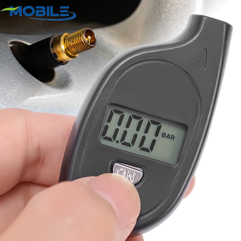 Testador De Pressão De Ar De Pneu-Ferramentas De Monitor De Segurança-Desligamento Automático , Alta Precisão , Repetiçã