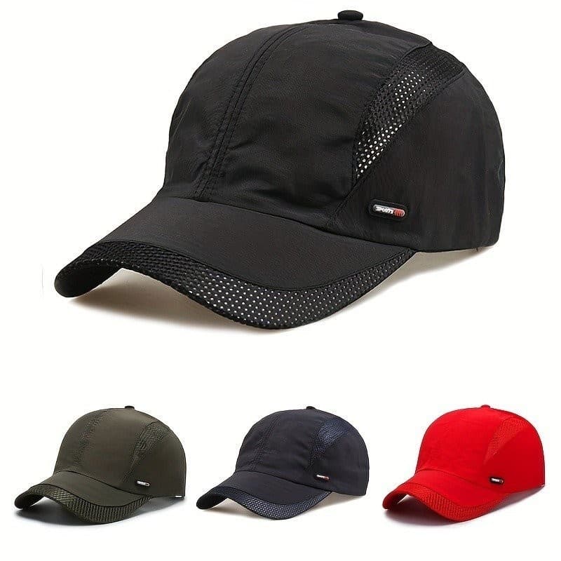 【FK】【FK】Boné De Pico Casual Masculino Primavera VerãO Novo Bonito Esportes Ao Ar Livre Beisebol Protetor Solar Preto Ver