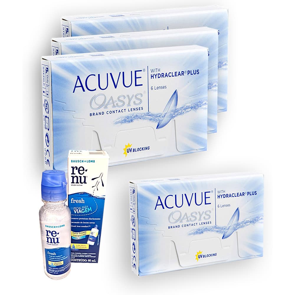 Lente De Contato Acuvue Oasys 03 + 01