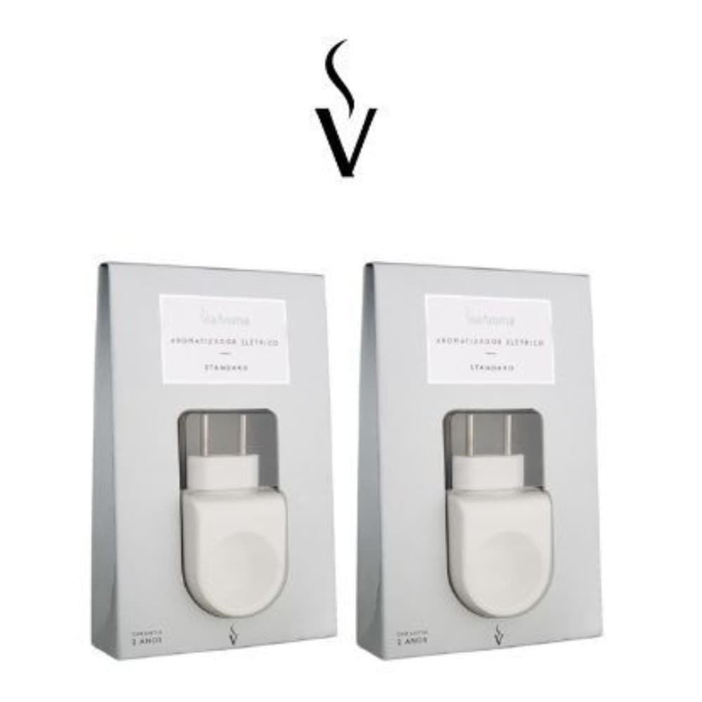 Aromatizadores Standard - Difusores Elétricos Via Aroma para Óleos Essenciais - Escolha seu 1,2 ou 3 unidades