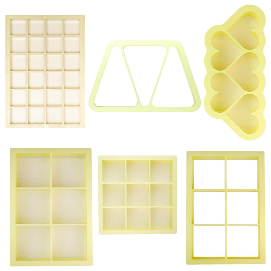 Cortador de Brownie Por Ana Brownie Todos os Modelos Massa Biscoito Bolo Blue Star