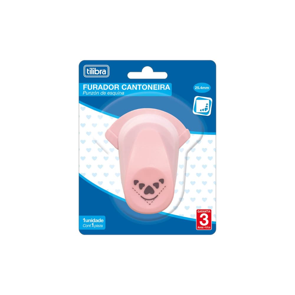 Furador Cantoneira Coração Tilibra