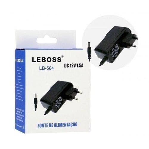 Fonte de Alimentação 12V 1.5A LB-564 - Leboss FITA DE LED