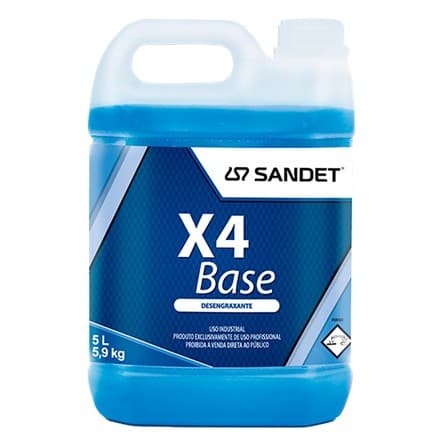 X4 BASE 5L DESENGRAXANTE ALCALINO SANDET