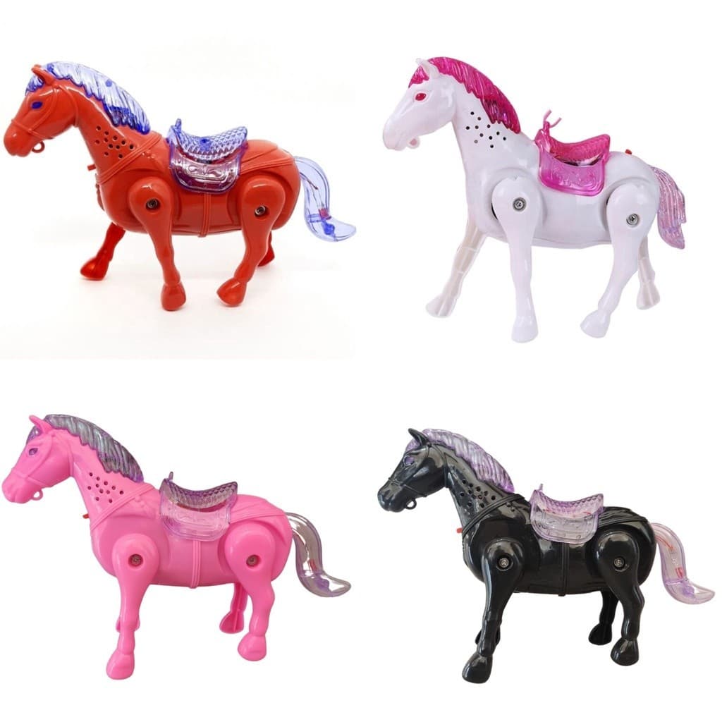 Cavalo De Brinquedo Anda Tem Som e Luzes Cavalinho