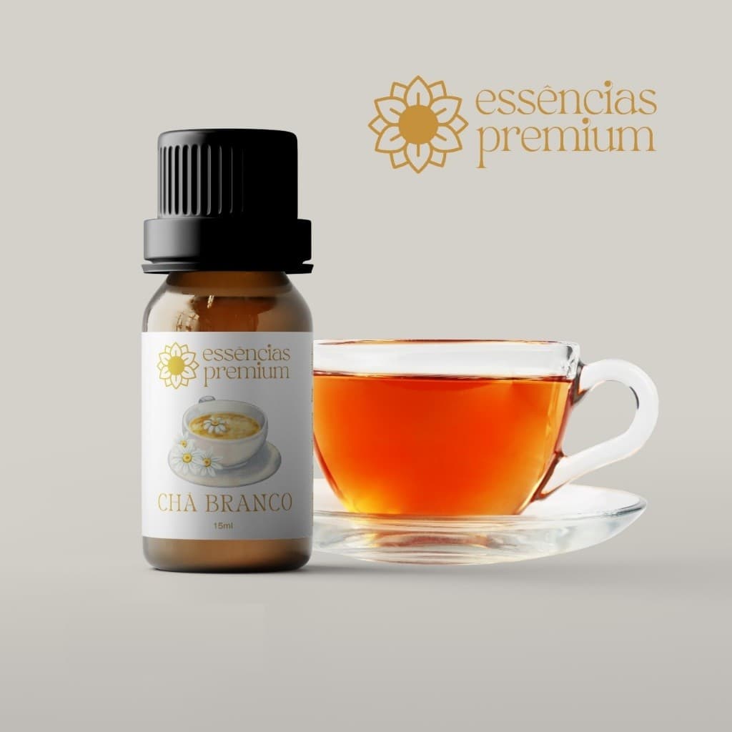Essência Chá Branco Para Umidificador Difusor Aromatizador 15ml a Base de Água