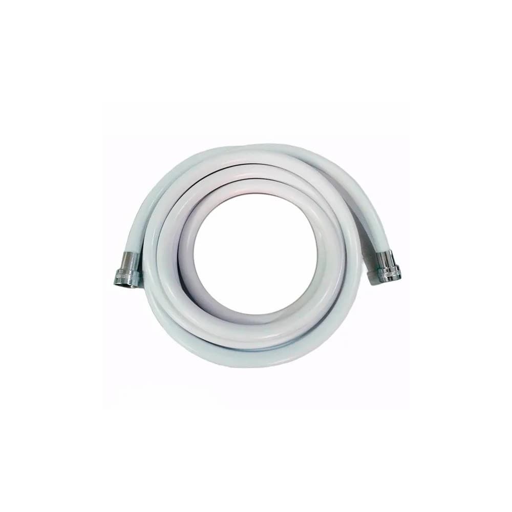 Mangueira Plástica Cardal Branca Com Luvas Cromadas 3 Metros  AC062